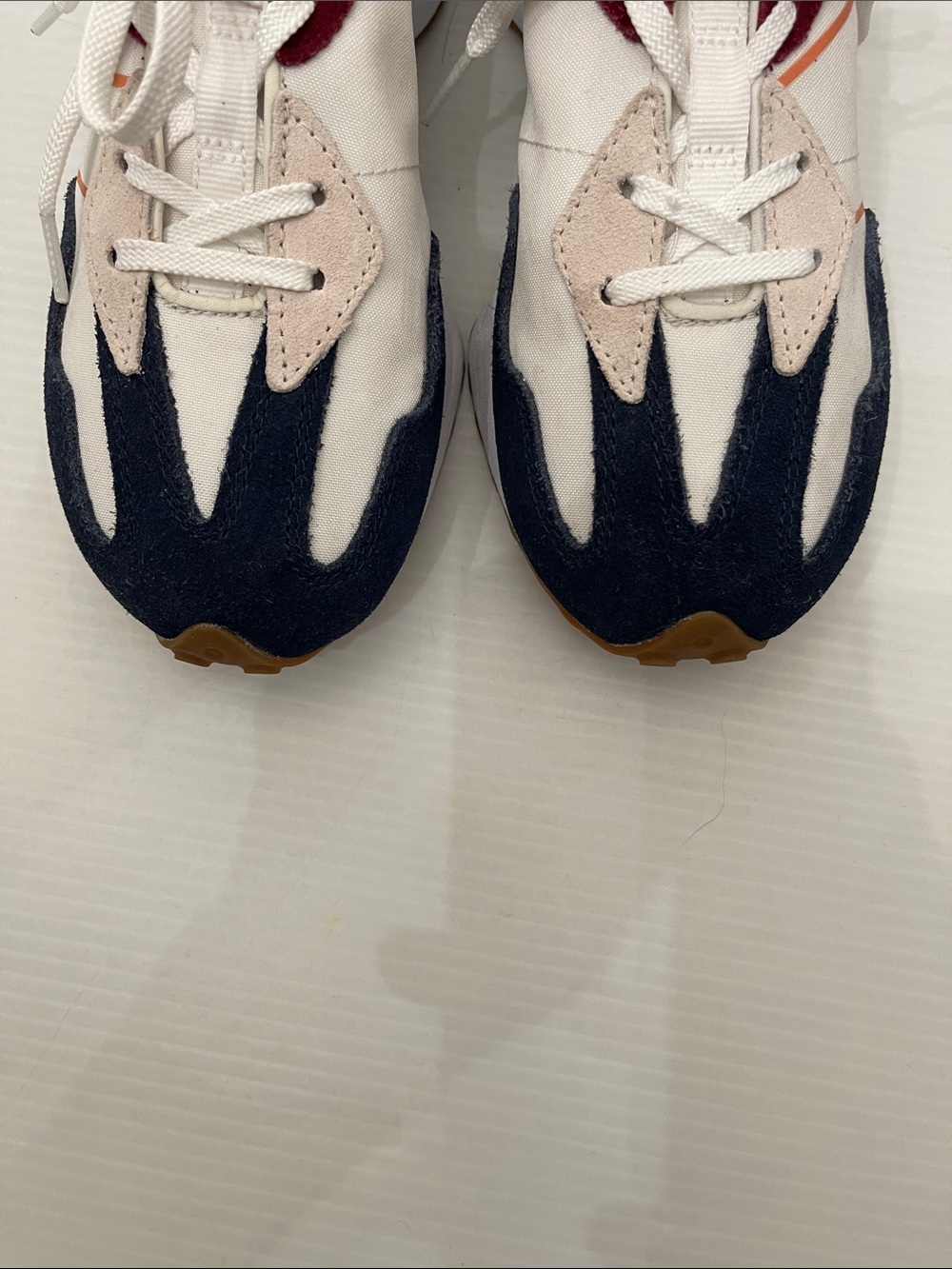 NEW BALANCE 327 V1 NATURAL INDIGO MULTICOLOR SNEAKERS MENS-BOYS SIZE 5 - Picture 8 of 14